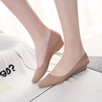 Elegantiškas Moterų Batai Siurbliai, Pleištai Pažymėjo Tne Mados Batus Moteris Slydimo-Seklių Patogūs Darbo Batai Zapatos De Mujer 2020 M.