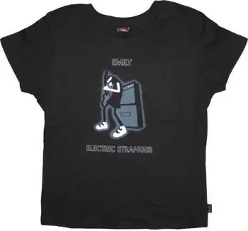 Emily Keista ELEKTROS SVETIMAS Juoda jauniai T-Shirt Animacinių filmų marškinėliai vyrams Unisex Naujas Mados marškinėlius Prarasti Dydis viršuje ajax