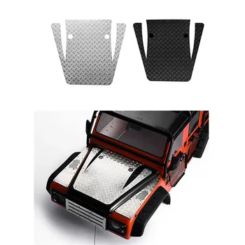 Gaubtas iš Nerūdijančio Plieno neleidžiančioms slysti Plokštės Dekoratyvinės Lape Modeliavimas Dalys TRX4 Land Rover Defender RC Modelio Automobilių Reikmenys