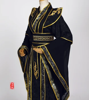 Geng Cosplay Kostiumų Anime Sha Po Lang Chang Juodojo Aukso Kinijos Hanfu Helovinas Naują Atvykimo Kostiumai Vyrams