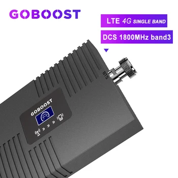 GOBOOST Kartotuvas 4G Stiprintuvas Signalas LTE mobiliojo ryšio Signalo Stiprintuvas 4G 1800MHZ DCS GSM 4G Mobiliųjų telefonų, Band3 Su skystųjų KRISTALŲ Ekranas *