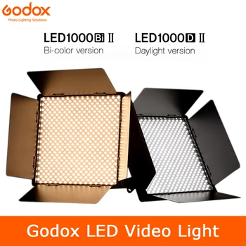 Godox LED1000BI II Bi-color LED1000D II Versija, LED Vaizdo Šviesos DMX Uosto CRI 96 TLCI 98 su Nuotolinio Valdymo LED, Nuolatinis apšvietimas