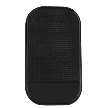 Juoda Automobilių Trinkelėmis Silikono Automobilio prietaisų Skydelyje Sticky Pad Magic Anti-Slip Non-Slip Mat iPod MP4 Telefonas