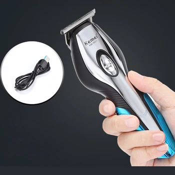 Kemei 6 1 Elektros Plaukų Žoliapjovės Clipper Vyrai Moterys USB Įkraunama Plaukų Cutter Profesionali 220-240V Nosis, Barzda Žoliapjovės