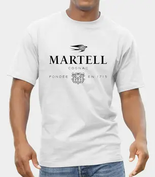 Konjakas Martell Takas Logo Marškinėliai Vyrams Marškinėliai Spausdinti Iki Epson