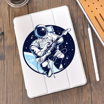 Kosmonautas Su Pieštukas Turėtojas Už iPad 3 ORO 10.5 Pro 11 2020 Oro 4 10.9 2018 9.7 6-oji 7-oji 8-oji Karta Atveju 10.2 2019 Mini 5