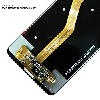 LCD Ekrano ir Huawei Honor V10 BKL-AL00 BKL-AL20 / Garbės Peržiūrėti 10 Pasaulio BKL-L09 LCD Ekranas Jutiklinis Ekranas skaitmeninis keitiklis Asamblėja