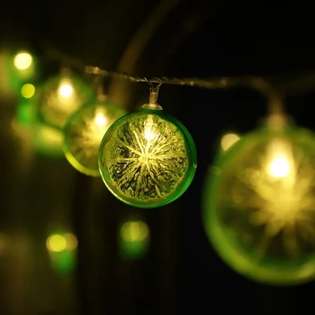 LED Citrinų Šviesos Eilutę Šiltų Kalėdų Kabo Pakabukas Lauko Terasa, Garliava, Vestuvių Dekoravimas Naujųjų Metų Lauko Apdaila