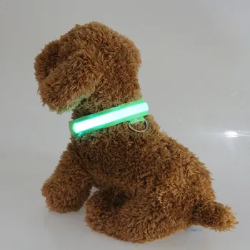LED Šunų Antkaklis Mirksi Tamsoje, Apšvietimo, Saugos LED naminių Gyvūnėlių Apykaklės Pločio Šviesos Pet products