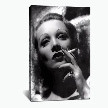 Marlene Dietrich Plakatas Modernaus Stiliaus Drobės Spausdinti Tapybos Meno Eilėje Kambarį Unikalus Apdaila