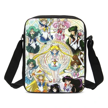 Mielos Moterys Krepšys Sailor Moon Anime Spausdinimo Dizainas Crossbody Pečių Maišą Mergaitėms Bolsos Mujer Feminina Maišeliu Pagrindinis Femme