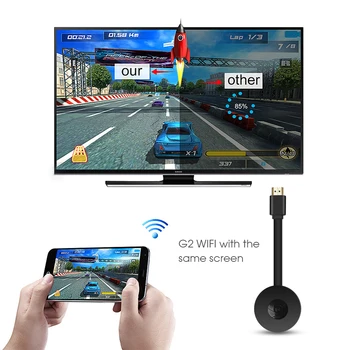 Mirasrceen G2 TV Stick Dongle 1080P HDMI suderinamo HDTV Belaidžio Wifi Ekranas TV Imtuvas 
