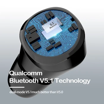 Mixcder X1 PRO TWS Belaidžio Ausinės, Bluetooth5.1 Qualcomm aptX, iPX7 atsparumas Vandeniui Ausinių Tipas-c 50hrs Ausinių Grojimo