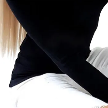 Moterų Sexy Tuščiaviduriai Iš Slim Fit Long Sleeve Atsitiktinis Turttle Kaklo Marškinėliai Kieto Juoda Viršūnes Palaidinė Moterims Šalto Pečių Megztinis (Puloveris)