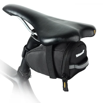 Nailono galinis dviračio balno pagalvių kelių kalnų dviratį nuo balnelio iškyšos įrankių krepšys juoda dviračių sėdynės padangų saugojimo krepšys dviračių Priedai