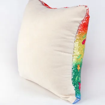 Namo apdaila užvalkalas dviejų spalvų blizgučiais vienaragis naujas undinė pagalvėlė padengti be pagrindinių 40*40cm 