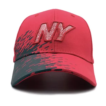 Naujas NY siuvinėjimo Mens Medvilnės Beisbolo kepuraitę Atsitiktinis Tėtis Bžūp Moterys lauko aukštos kokybės Snapback Sunkvežimio vairuotojas hat Casquette