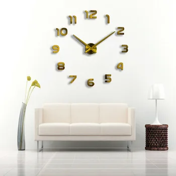 Naujas Šviesos Sieniniai Laikrodžiai Didelis Laikrodis žiūrėti Horloge 