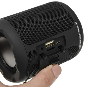Nešiojamųjų garsiakalbių Ritmix SP-290B, Bluetooth, 4.2, 5 W, 1200 mAh, juoda 4665467