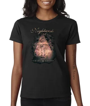 Nightwish Žmogaus. :Ii: Gamta Simfoninio Metalo, Power Metal Naujas Black T-Shirt