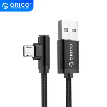 ORICO Micro USB Įkrovimo Kabelis 2.4 spartusis įkrovimas USB Duomenų Kabelį, Mobiliojo Telefono Įkrovimo Kabelis Samsung 