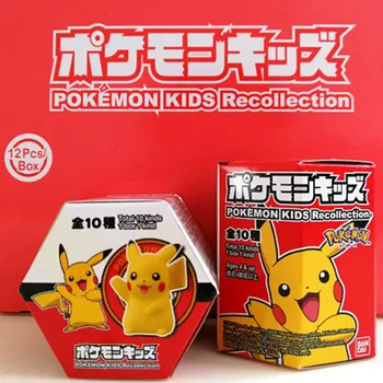 Originali Gashapon Zaislu, Pokemon Pocket Monstras Pikachu Azijos Veiksmų Skaičius, Kolekcijas