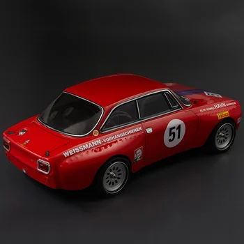 RC Automobilio kėbulą 48251 257mm už Alfa Romeo 2000 GTAm Baigė Kūno Raudoną Rėmelį 1:10 Electric Touring RC Drift Automobilių Dalys 