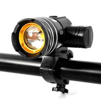 Reguliuojamas Aukštos Kokybės profesionalią 15000LM T6 LED Uodegos Šviesos Dviračio Žibintas Įkraunamas Akumuliatorius Zoomable Priekinių Žibintų