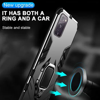 Samsung Galaxy S21 Ultra Atveju Automobilio Magnetinio Laikiklio Žiedas Telefono Dangtelį Sumsung S20 FE Pastaba 20 10 S8 S9 Plus S10 Lite S 21 Fundas