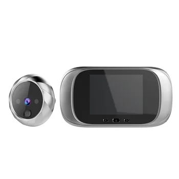 Skaitmeninis LCD 2.8 colių Vaizdo Doorbell Akutė Viewer Durys Akių Stebėjimo Kamera 90 Laipsnių Doorbell