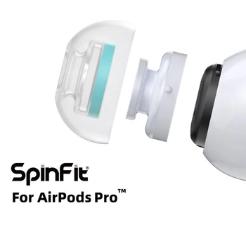 Spinfit CP1025 Silikono ausų kištukai Eartips už Airpods pro 3 kartų SF rinkinys (2pairs)