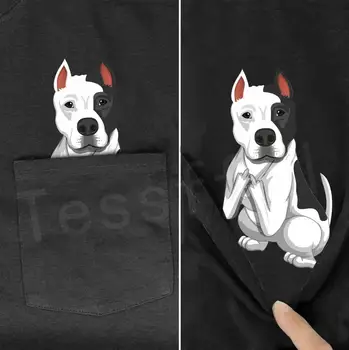 Tessffel NewFashion Naujausias Gyvūnų, Šunų Kačių Kišenėje T-shirt Juokinga Harajuku 3DPrint Unisex Atsitiktinis Medvilnės Trišakiai Trumpi rankovėmis Marškinėliai N1