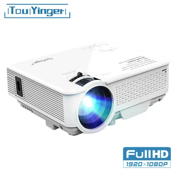 TouYinger M4 Mini LED projektorius palaiko Full HD vaizdo beamer Namų Kino teatro Pico kino projektoriai Media Player portatil