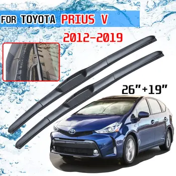 Toyota Prius V 2012 2013 2016 2017 2018 2019 ZVW40 40 Priedai Priekinio stiklo Priekiniai Valytuvai Valytuvų, Automobilių