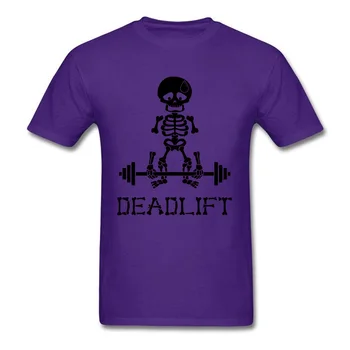 Trauka Atletikos Skeletas Kaukolės T-shirts 3D Kaukoles Velykų Hantelio Mirties Marškinėliai Tėvo Diena Naujas Custom T Shirt Dead Beat