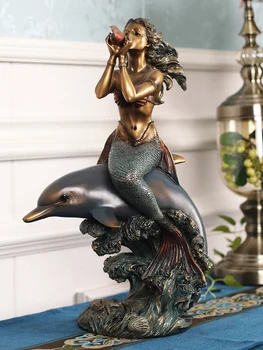 Viduržemio jūros Undinė Rankdarbių Myli Delfinų Europos Santuokos ir Perkėlimo Dovanų Dekoravimas