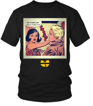 Wu Tang Clan Raekwon Gza Rza Retomis Trumpomis Rankovėmis Medvilnės Humoro T Marškinėliai Vyrams Dovanų T-Shirt