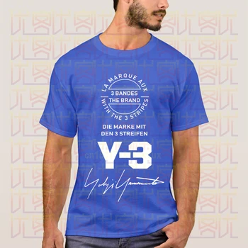 Yohji Yamamoto Logotipas Klasikiniai marškinėliai 2020 Naujausias Vyrų Trumpas Rankovėmis Populiarus Tees Marškinėliai Topai Nuostabi Unisex